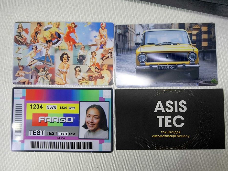 FARGO DTC4500 принтер пластикових карт 2-сторон/ламінатор/малий пробіг