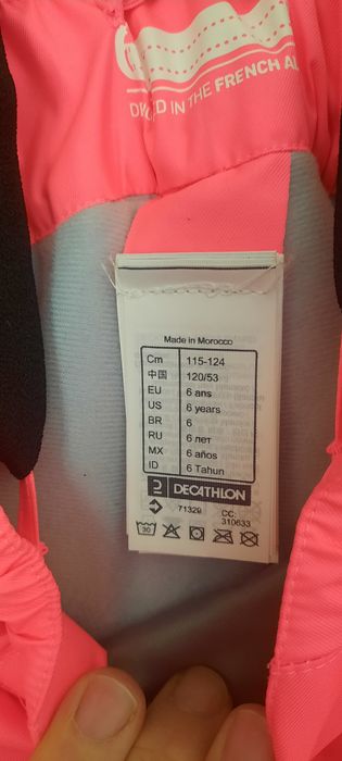 Calças de ski criança 5/6 anos