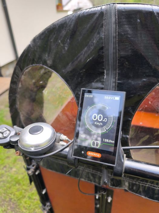 Rower cargo riksza elektryczna bafang