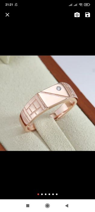 Кольцо сувенір золото