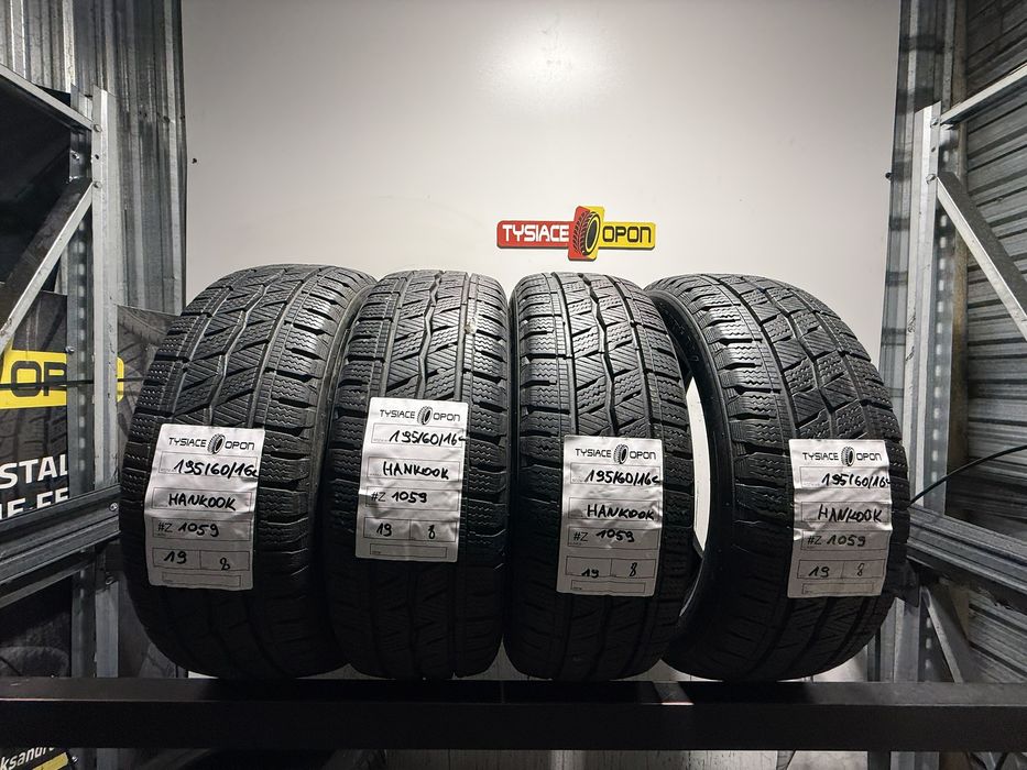4x Hankook Winter i*cept LV 195/60 R16C zimowe 8.0mm DOT 3819