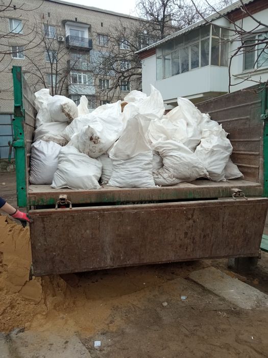 Вивоз сміття, вивоз мусора, возможна погрузка доставка піску щебіня ві
