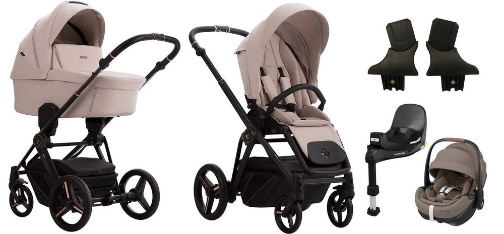 4W1 Bebetto - Monti + Pebble 360Pro2+baza Slidetech