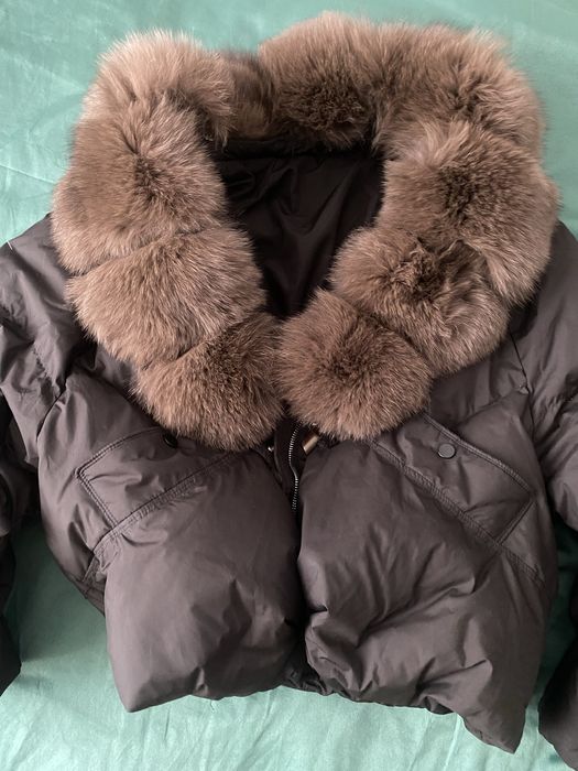 Kurtka bomber viral futro naturalne