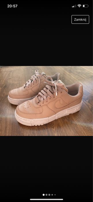 Nike Air Force 1 PIXEL różowe damskie sneakersy
