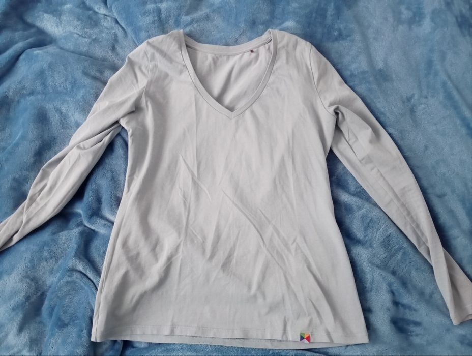 Koszulka MyBasic, rozm L, bladoniebieski