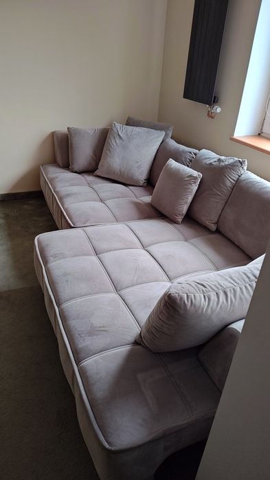 Kanapa, sofa, duża elektrycznie wysuwana