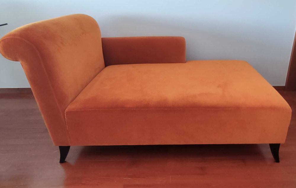 Chaise Longue em veludo