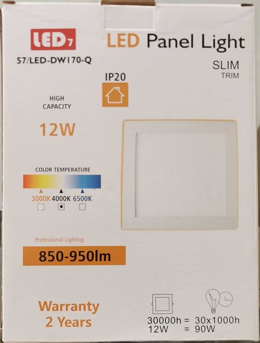 Conjunto de 28 Focos Led com Fonte de Alimentação de Embutir