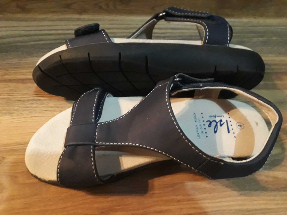 Sandały damskie granatowe rozmiar 37