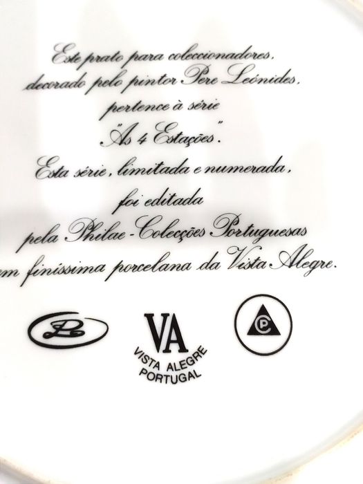 Prato decorativo da Vista Alegre