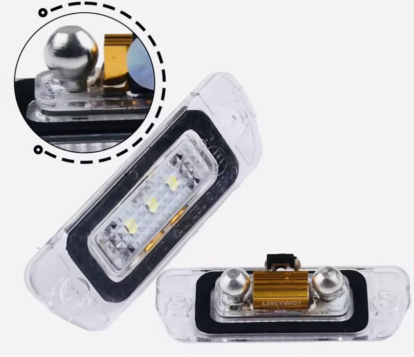 Led подсветка номера Mercedes AMG ML GL R-класу W164 W251 інші мото