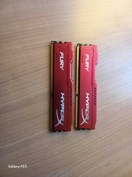 Kingston HyperX Fury 2x4 GB DDR3 1600 MHz CL10 – sprawne, zadbane