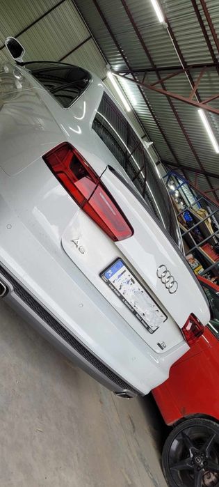 Audi A6 C7 lotka spoiler dokładka tylnej klapy czarny połysk
