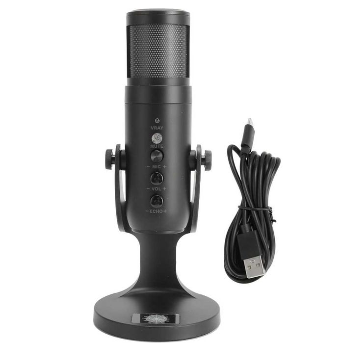 Microfone Novos e Profissionais com Suporte