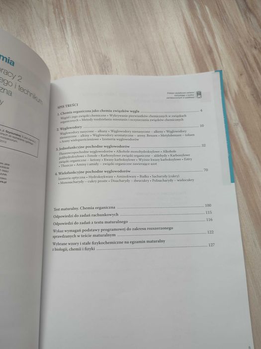 Maturalne karty pracy chemia 2