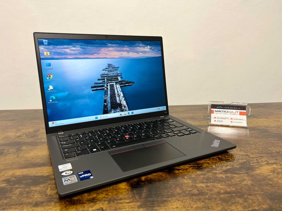 JAK NOWY | Laptop Lenovo ThinkPad T14 gen3 i5-1245U (12-gen.) 16GB 512GB NVMe SSD 14" FHD+ IPS p.klaw LAN Windows 11 Professional + PTM