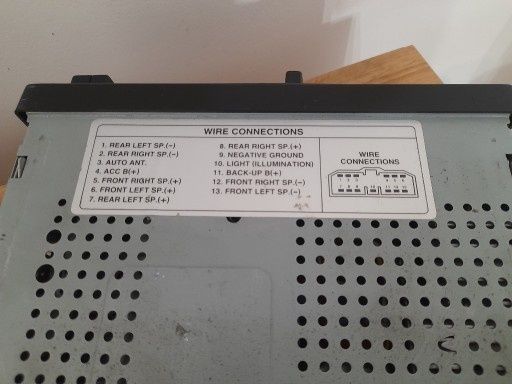 Radio DAEWOO AKF-9595 Polonez Lanos Nubira Matiz Tico Musso