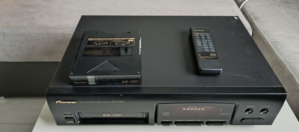 Pioneer PD-M426, odtwarzacz, zmieniarka CDx6, HiFi. Pilot oryginał.