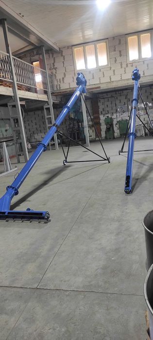 Транспортер зерна, шнековый погрузчик, конвейєр, шнек 380\220В. 108 мм