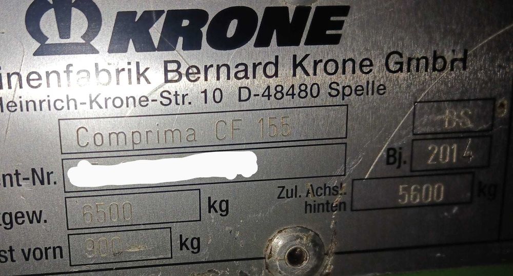 Enfardadeira Krone