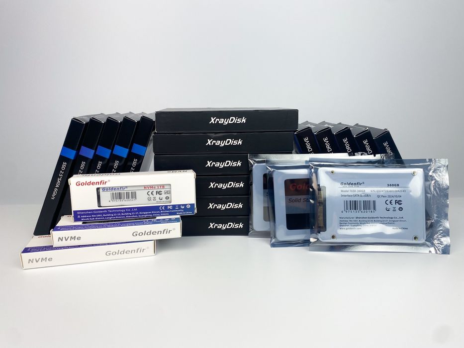 Нові SSD Диски Sata III M2 Goldenfir 128/256/360/512/1TB