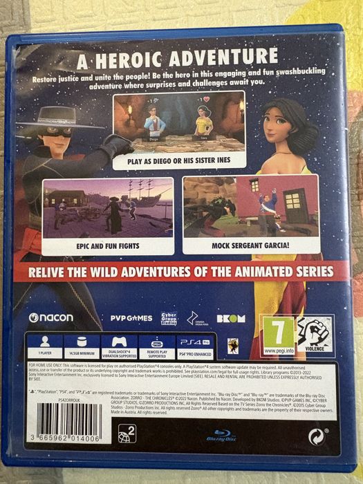 Gra zorro pl na ps 4