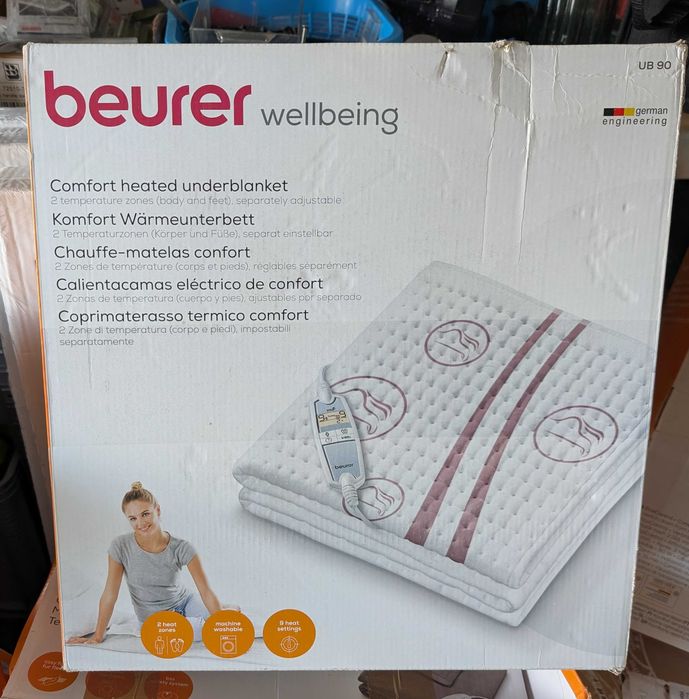 Beurer UB 90 – koc / nakładka elektryczna grzewcza (ok. 150 × 80 cm)