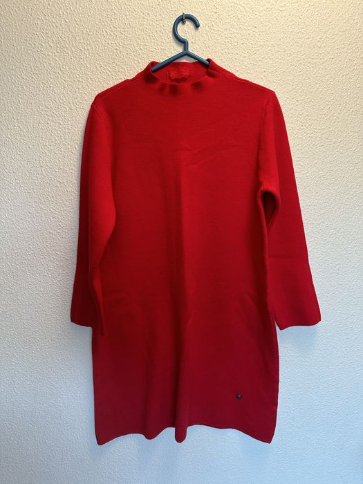Vestido malha vermelho