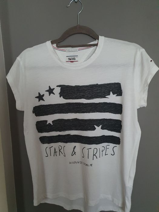 Koszulka t-shirt Tommy Hilfiger r. XS biała
