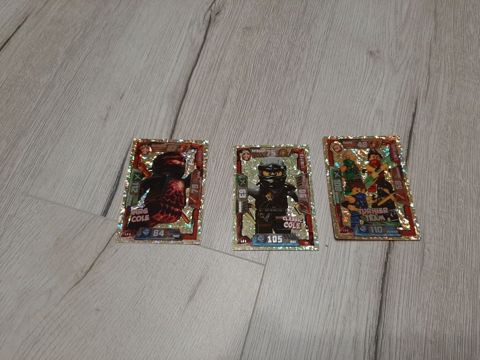 Limitowane karty z kolekcji lego Ninjago 2017 i 2016