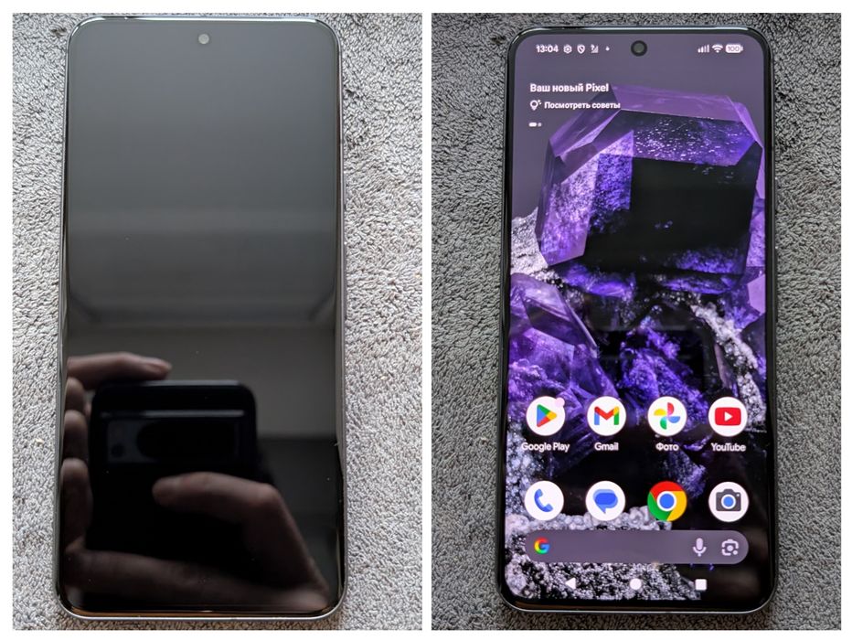 Google Pixel 8 8/128Gb Obsidian, 120Hz, Android 16, UNLOCKED!