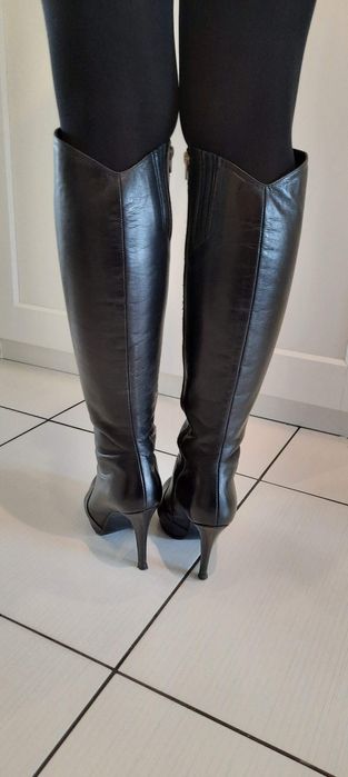 Kozaki Baldowski, skóra naturalna, rozm. 38