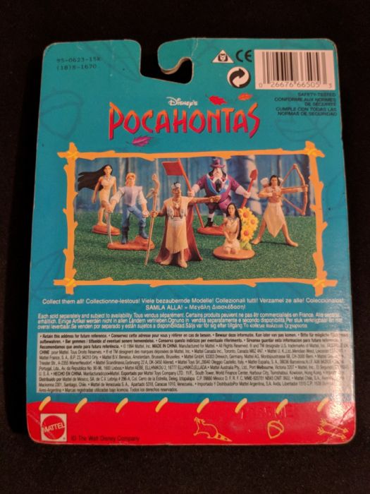 Figura Pocahontas - Chefe Powhatan - Anos 90 - Novo
