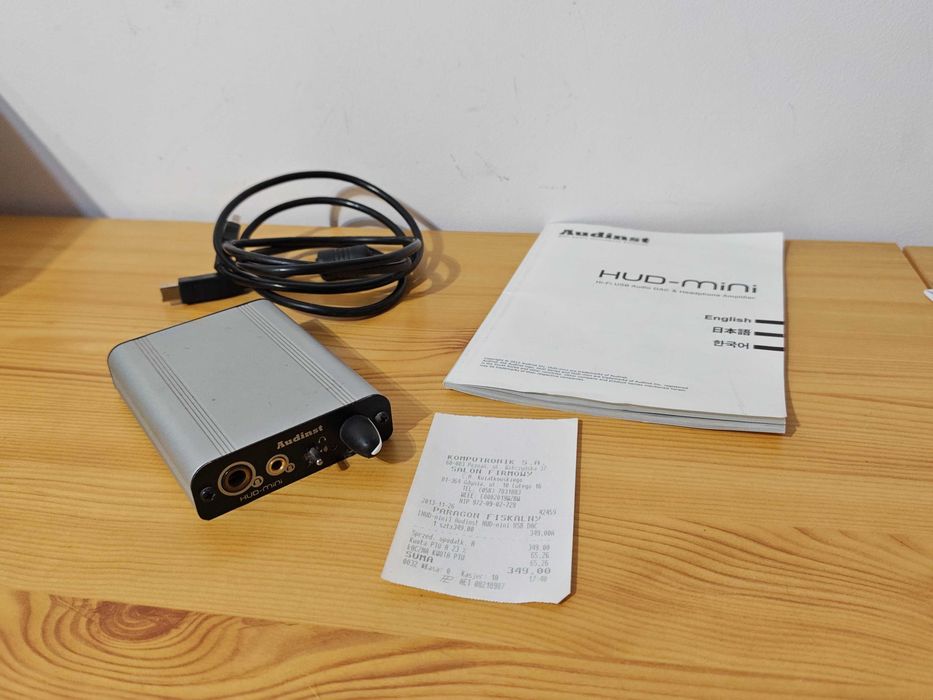 Wzmacniacz słuchawkowy karta dźwiękowa USB DAC Audinst HUD-Mini