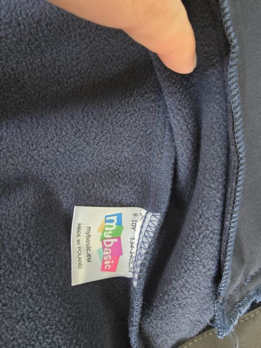 Kurtka i spodnie softshell mybasic 134-140
