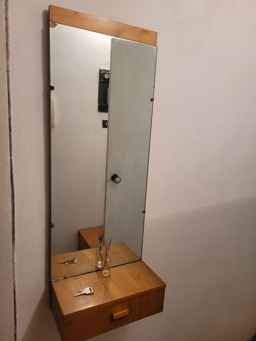 Вінтажний передпокій, вішалка для одягу, тумба для взуття, дзеркало