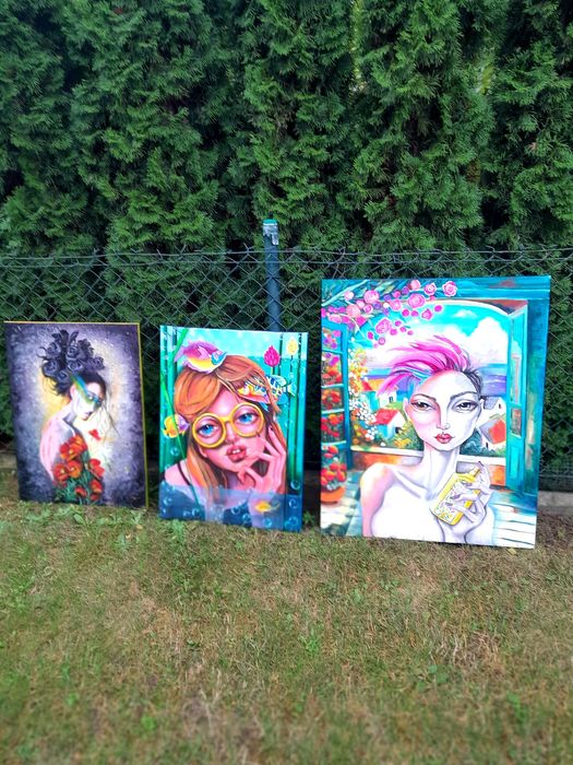 Obraz "Zapach lata", 80×100 cm, akryl