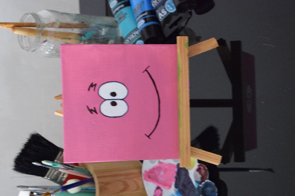 Telas pintadas a mão