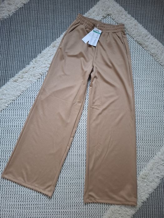 Nowe spodnie Sinsay szerokie r. M - L - XL camel