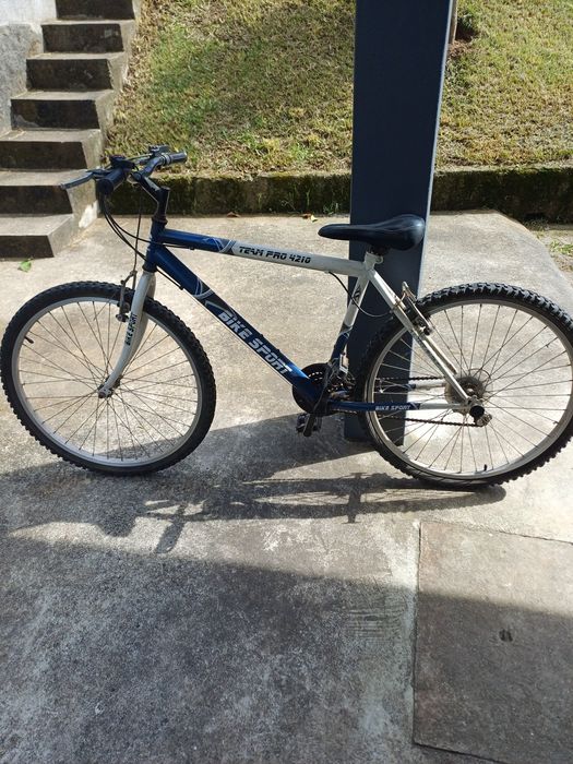 Bicicleta montanha e pasteleira