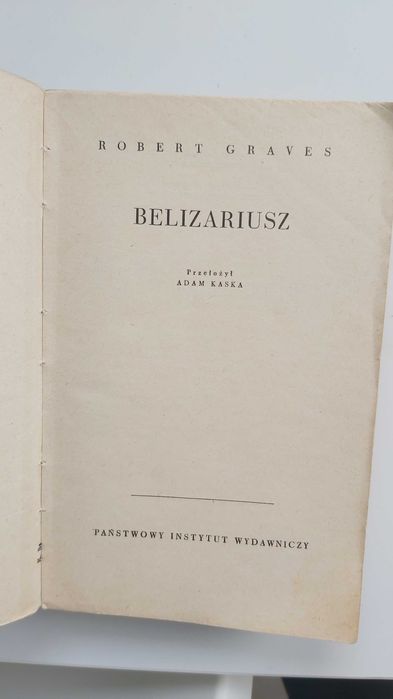 "Klaudiusz i Messalina", "Belizariusz" Robert Graves + prezent