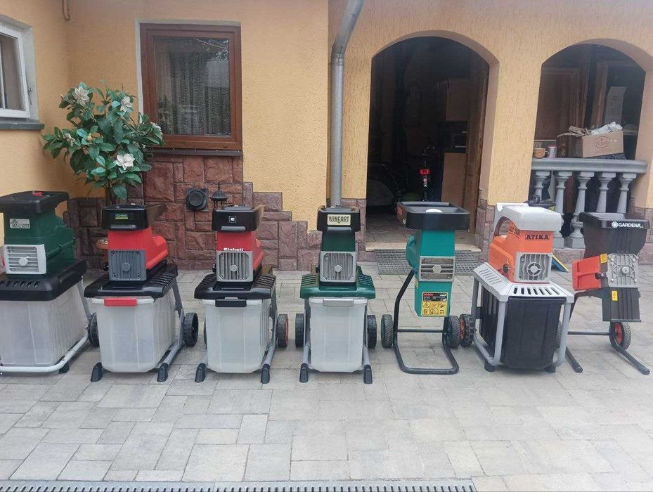 Садові подрібнювачі гілок (Шредери)