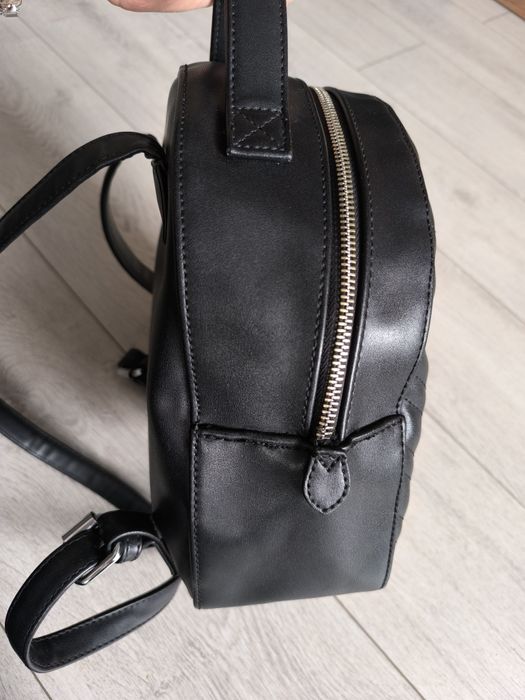 Plecak Wittchen, czarny skórzany