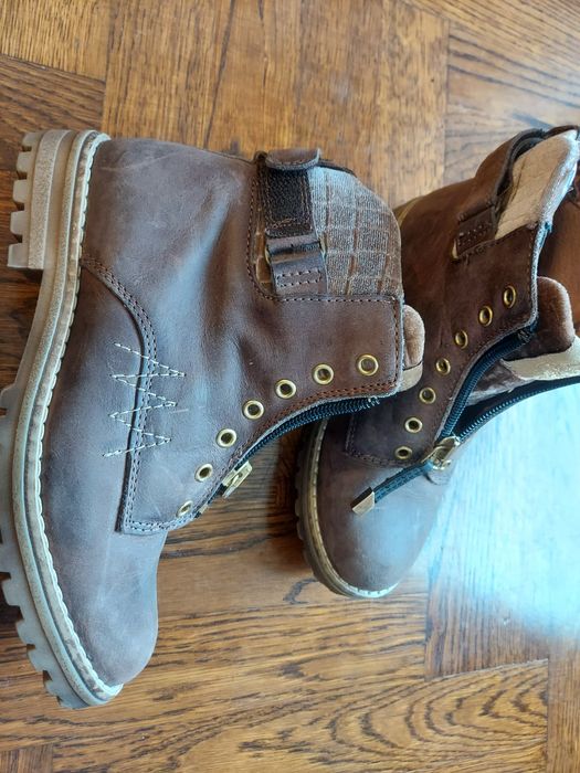 Red Rag skóra 30 / 31 dziewczynki botki traperki trzewiki