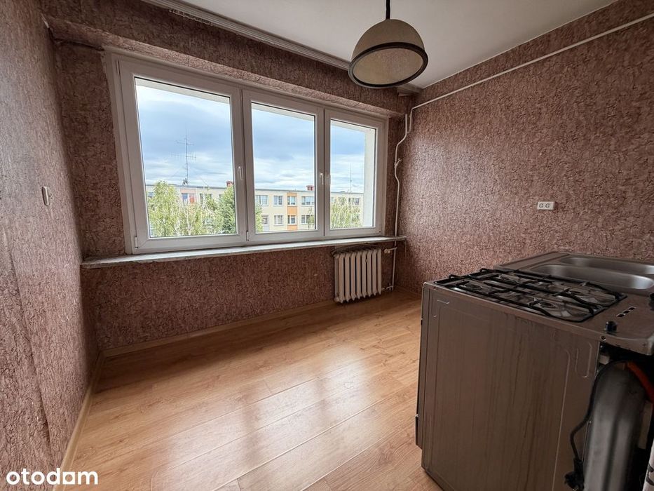 3 pokoje + balkon | 48,47 m² | Kościuszki | do aranżacji