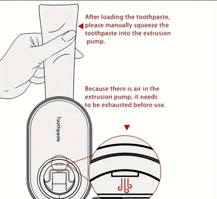 Автоматичний видавлювач тримач диспенсер для зубної пасти дитячий
