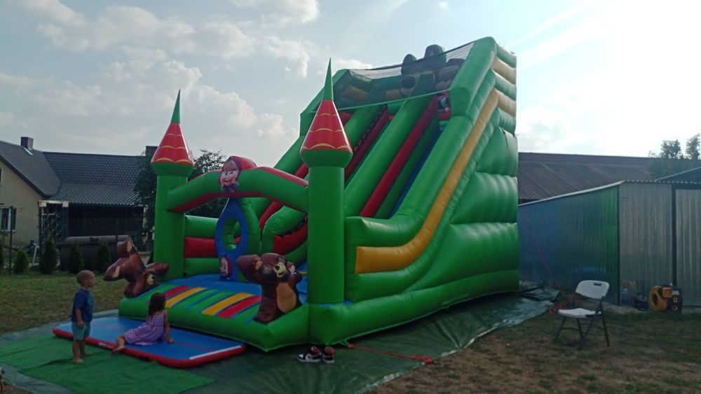 Dmuchańce zjeżdżalnie trampoliny namioty okolicznościowe