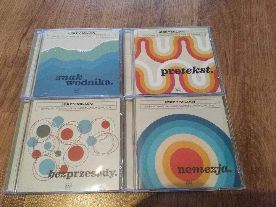 Płyty CD Jerzy Milian Nemezja Bez przesady Pretekst Znak Wodnika GAD