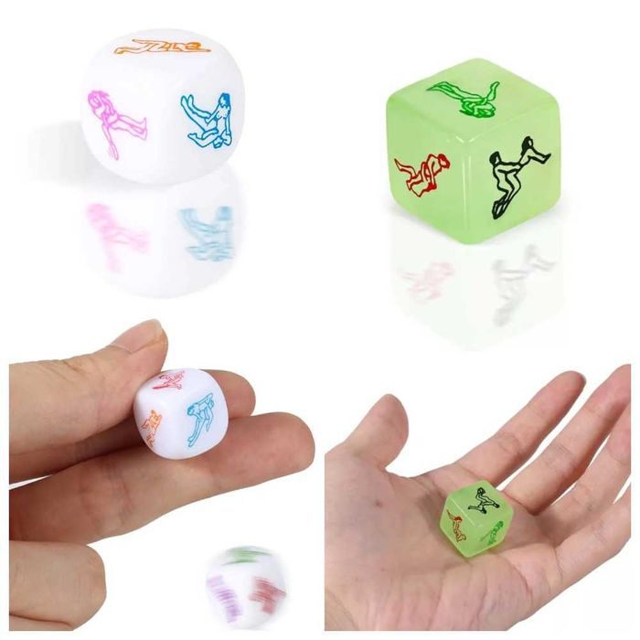 Кубик с позами неоновый секс игра позы камасутра подарок еротична гра